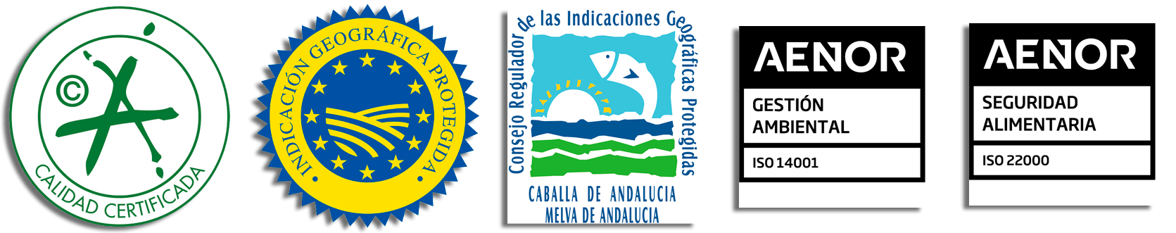 LOGOS CALIDAD CERTIFICADA CONSERVAS CONCEPCION